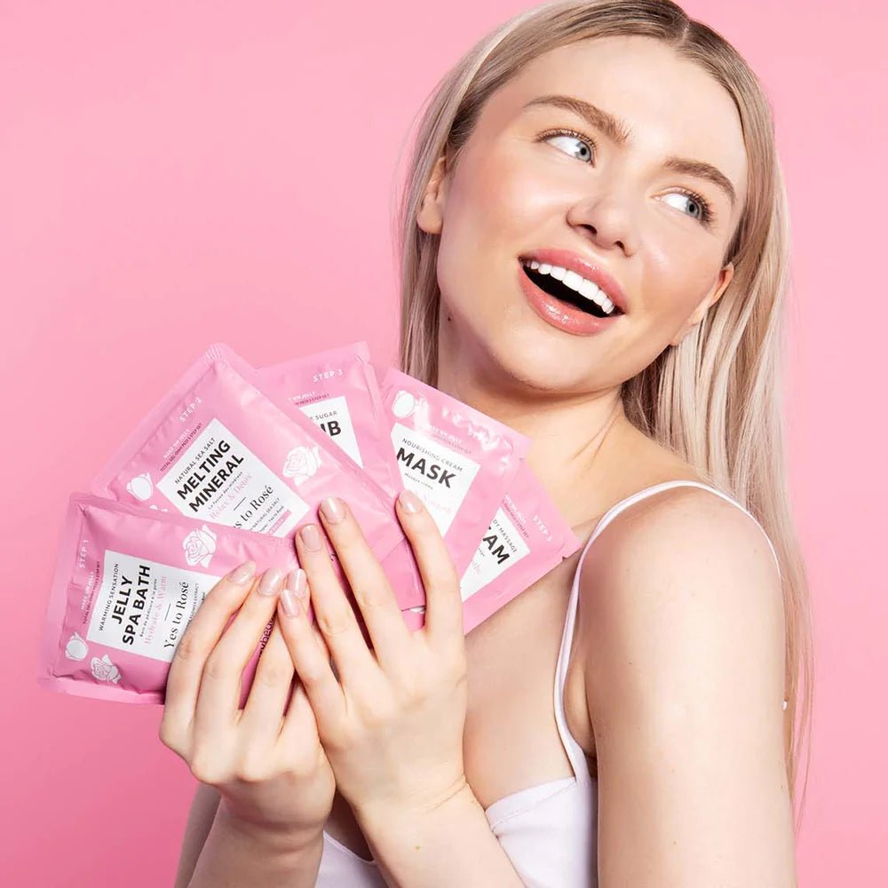 AVRY BEAUTY - 5 Steps Pedicure Kit Total Gel Ohh! Box of 50 - Yes to Rose - DTK Nail Supply