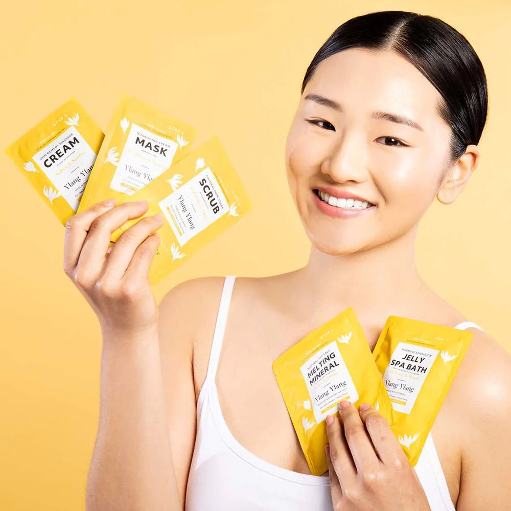 AVRY BEAUTY - 5 Steps Pedicure Kit Total Gel Ohh! Box of 50 - Ylang Ylang - DTK Nail Supply