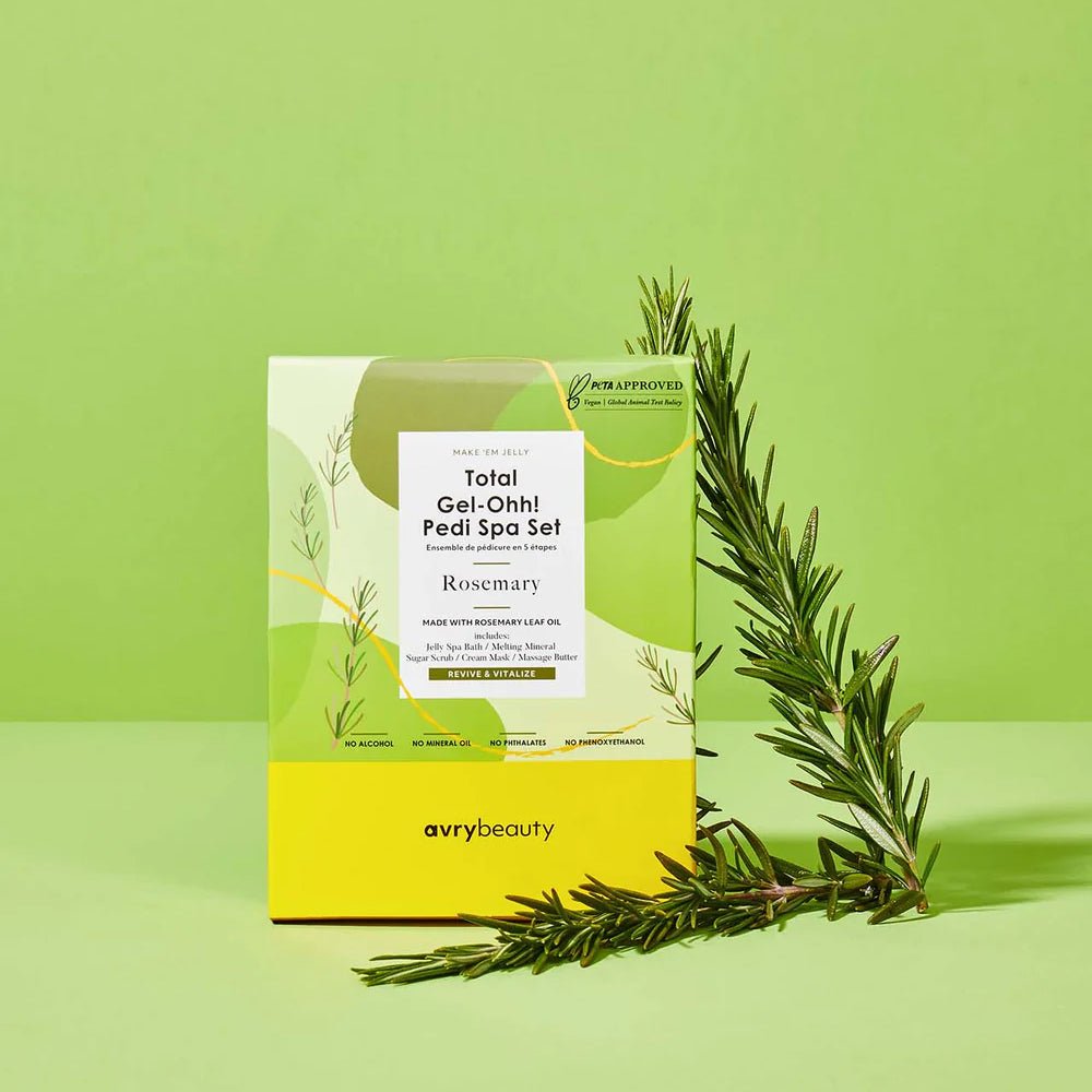 AVRY BEAUTY - 5 Steps Pedicure Kit Total Gel Ohh! - Rosemary - DTK Nail Supply