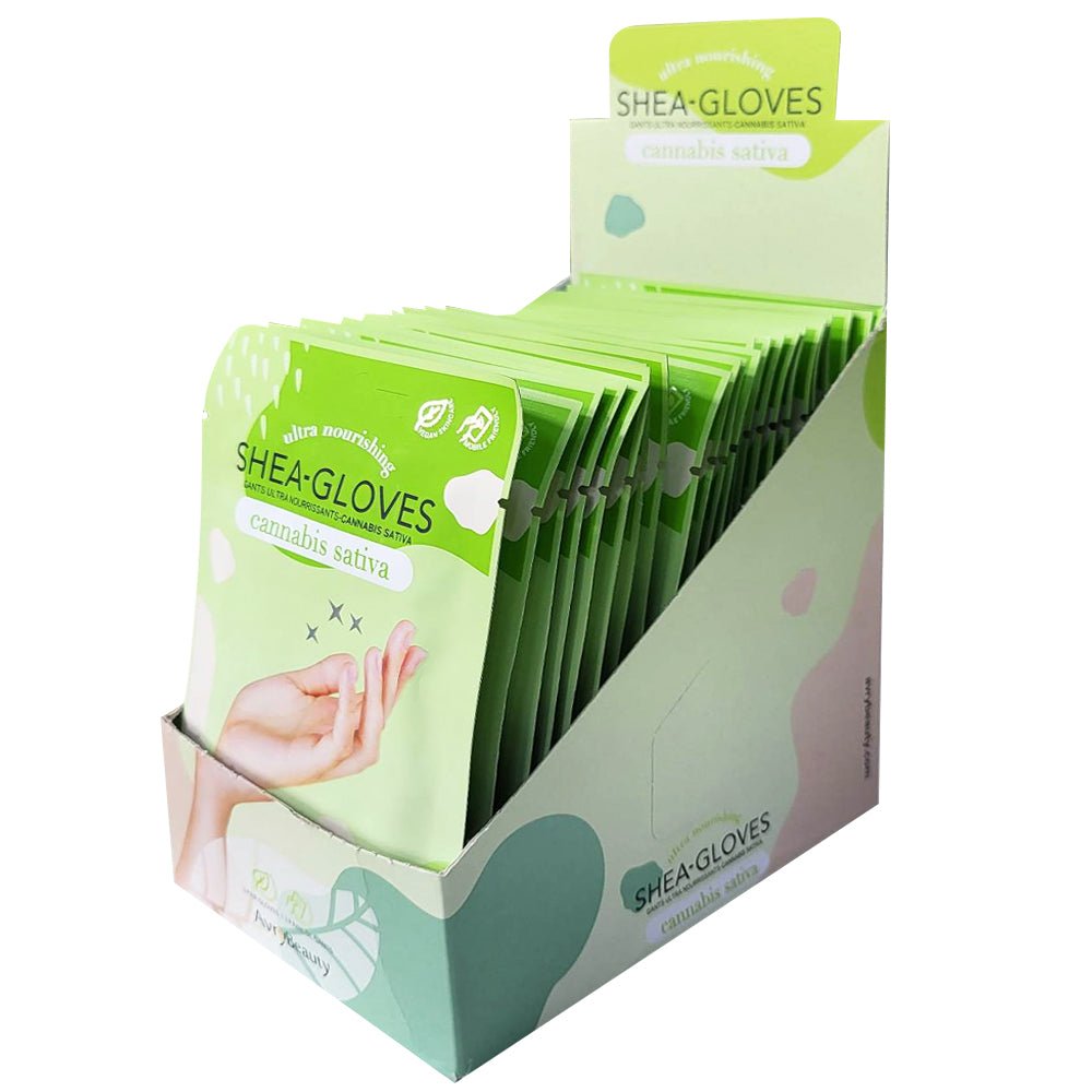 AVRY BEAUTY - Box of 25 Shea Glove - Cannabis - DTK Nail Supply