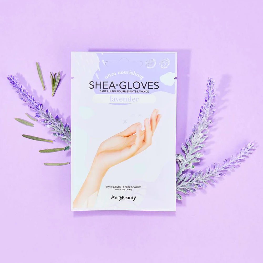 AVRY BEAUTY - Box of 25 Shea Glove - Lavender - DTK Nail Supply