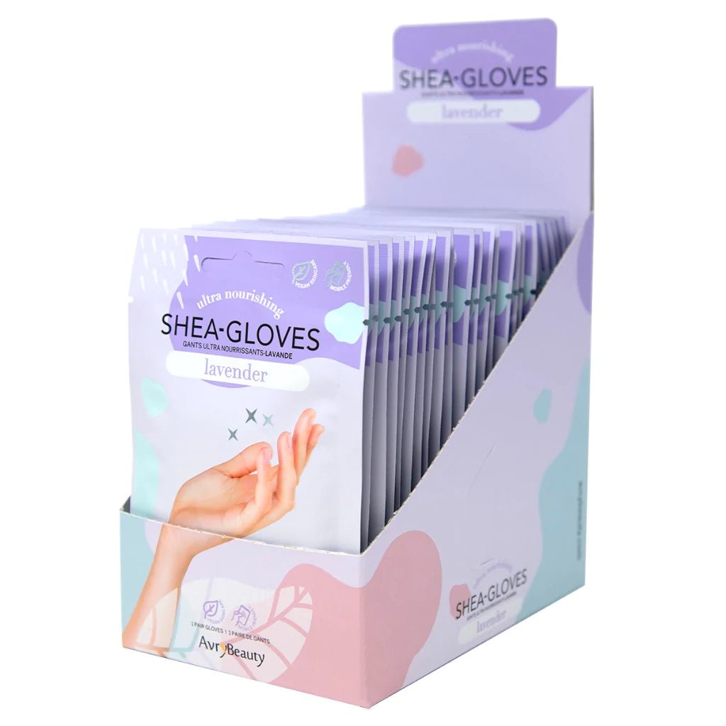 AVRY BEAUTY - Box of 25 Shea Glove - Lavender - DTK Nail Supply