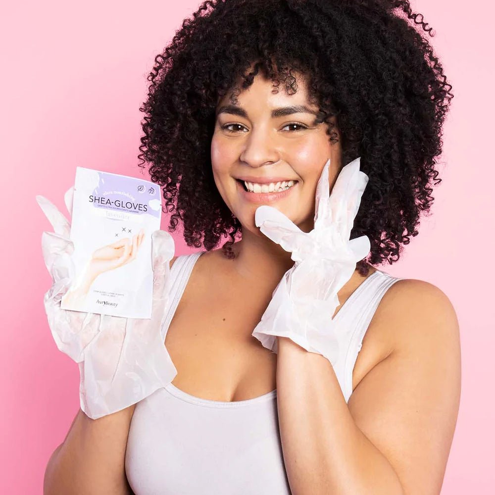 AVRY BEAUTY - Box of 25 Shea Glove - Lavender - DTK Nail Supply