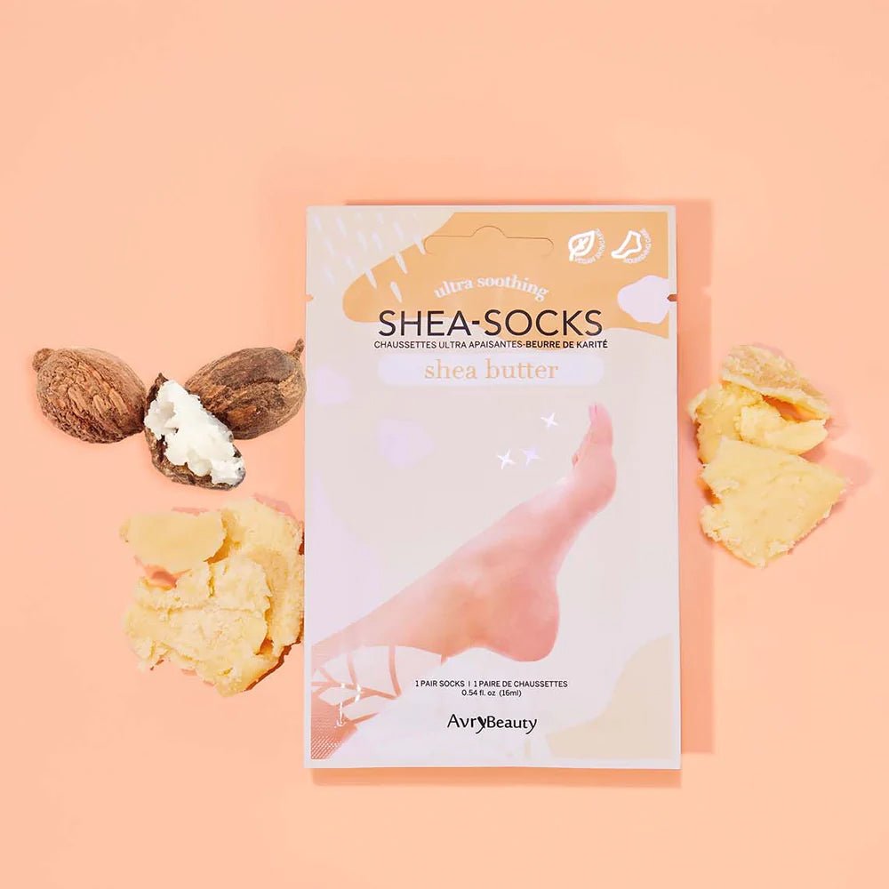 AVRY BEAUTY - Box of 25 Shea Socks - Shea Butter - DTK Nail Supply
