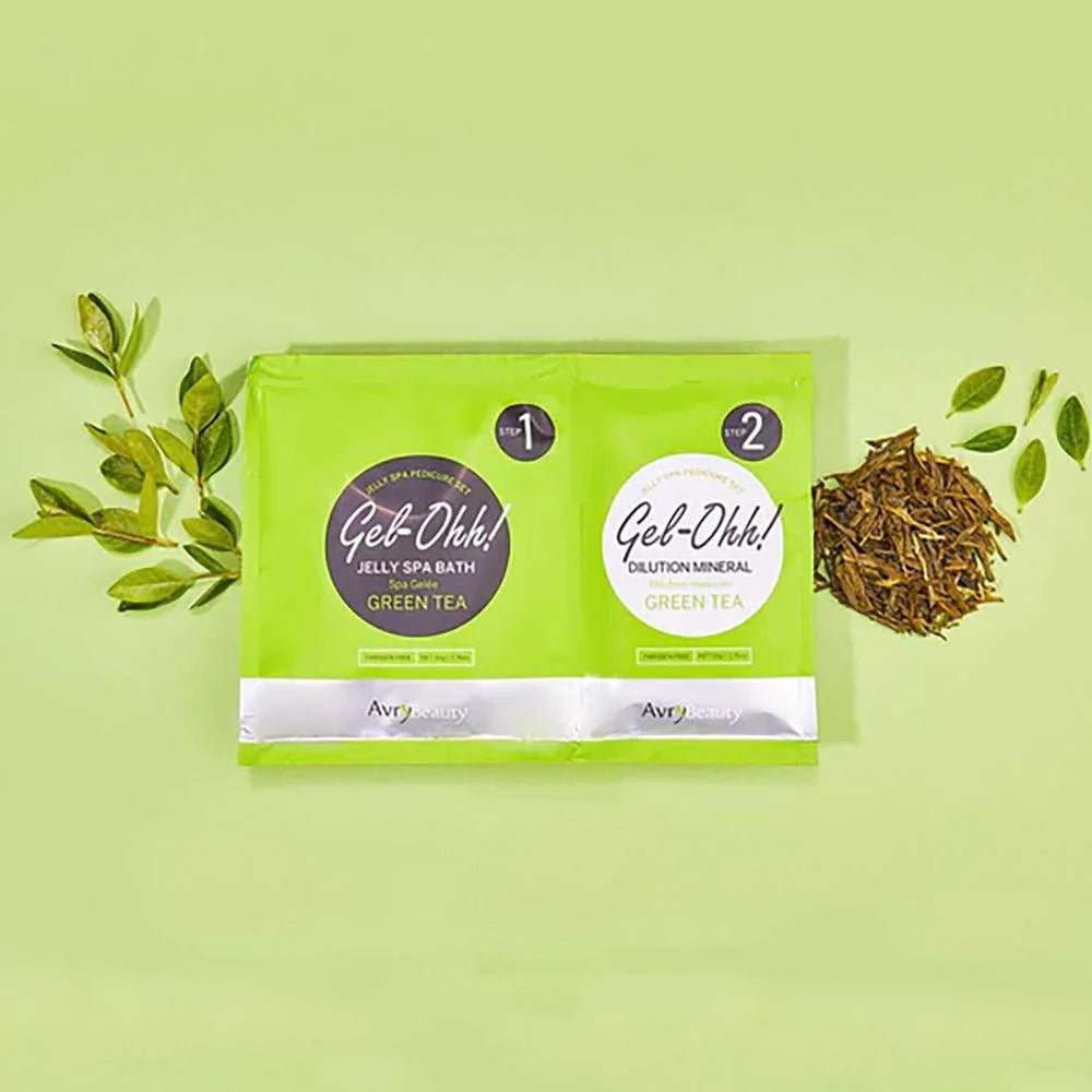 AVRY BEAUTY - CASE OF 30 - Gel - Ohh! Jelly Spa Bath - GREEN TEA - DTK Nail Supply
