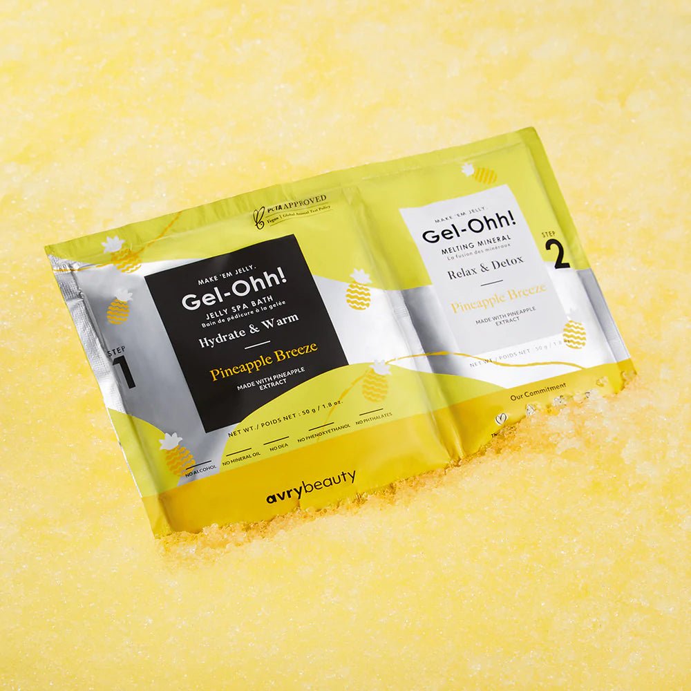 AVRY BEAUTY - CASE OF 30 - Gel - Ohh! Jelly Spa Bath - Pineapple Breeze - DTK Nail Supply