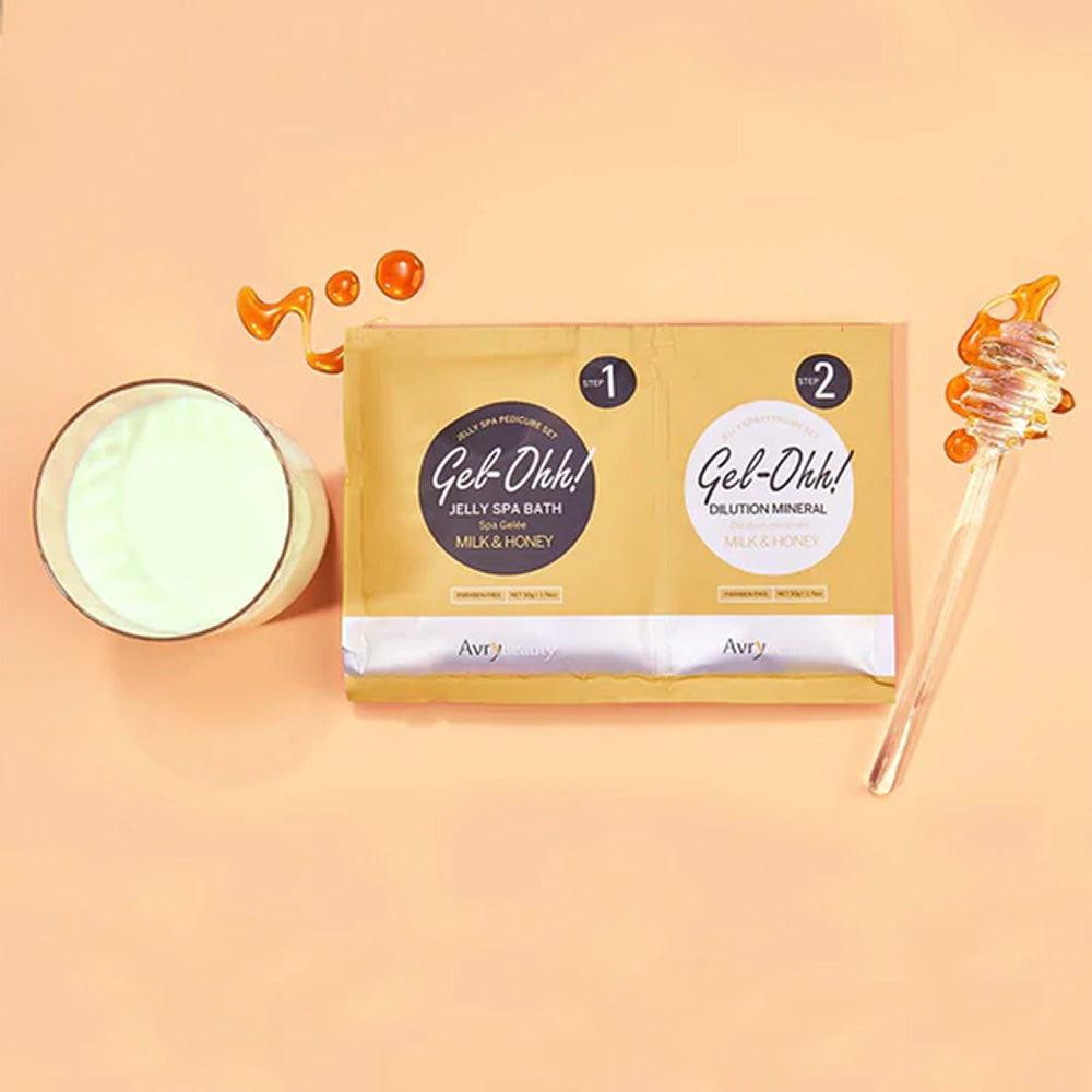 AVRY BEAUTY - Jelly Pedicure Kit - Milk & Honey - DTK Nail Supply