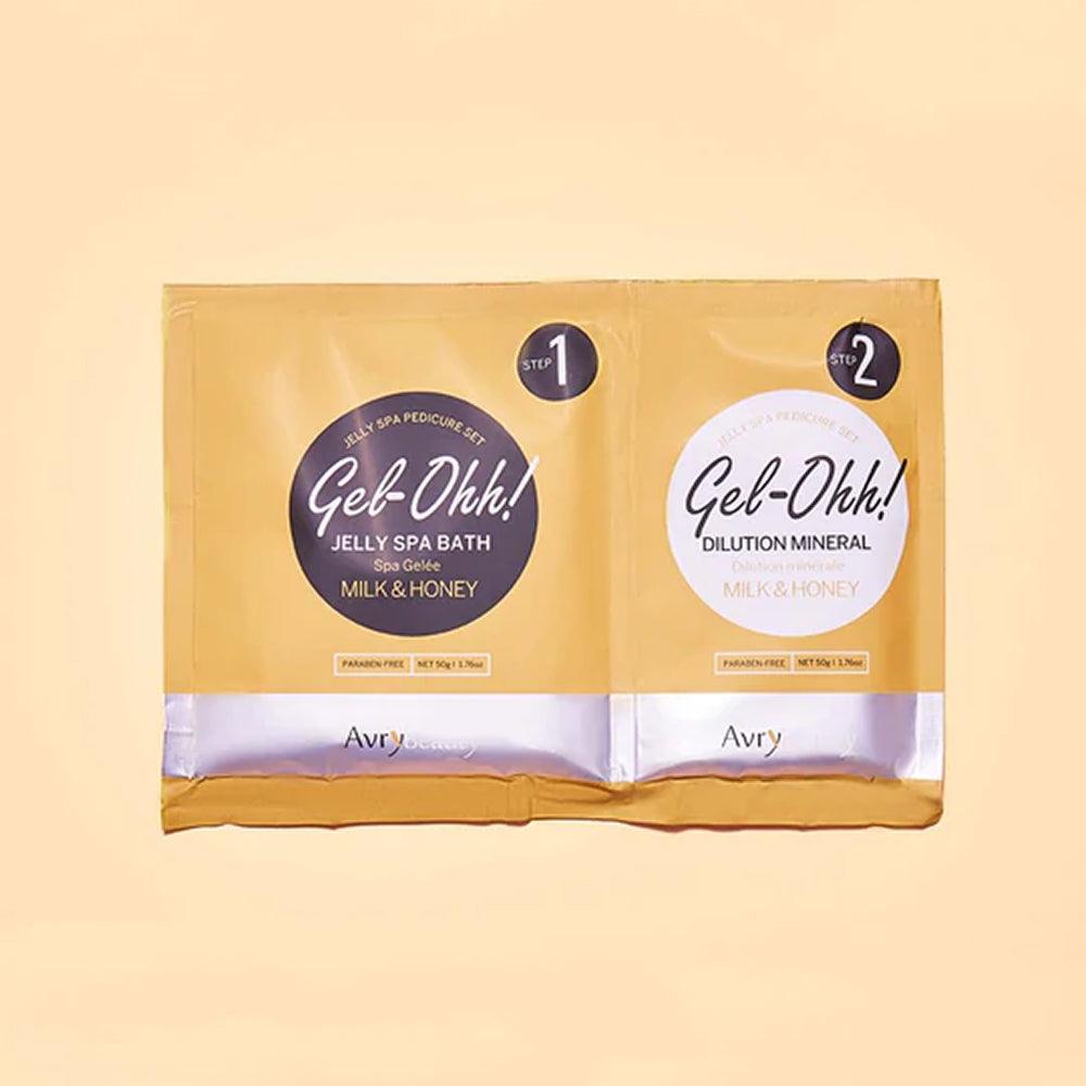 AVRY BEAUTY - Jelly Pedicure Kit - Milk & Honey - DTK Nail Supply