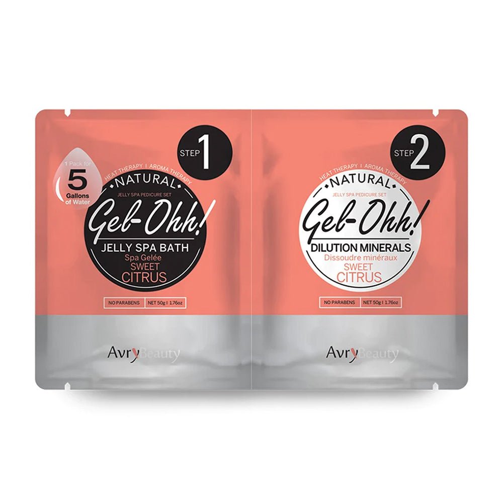 AVRY BEAUTY - Jelly Pedicure Kit - Sweet Citrus - DTK Nail Supply