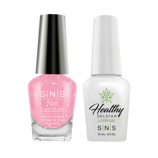  SNS Gel Nail Polish Duo - BOS 18 Pink, Glitter Colors by SNS sold by DTK Nail Supply