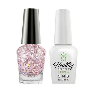  SNS Gel Nail Polish Duo - BP20 Glitter, Pink Colors by SNS sold by DTK Nail Supply
