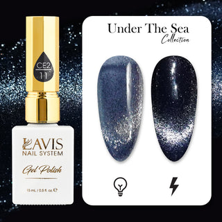  LAVIS Cat Eyes CE2 - 11 - Gel Polish 0.5 oz - Under The Sea Collection by LAVIS NAILS sold by DTK Nail Supply