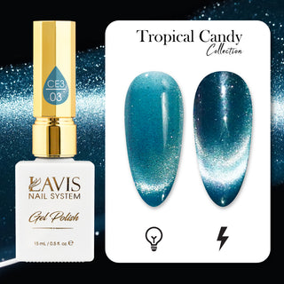  LAVIS Cat Eyes CE3 - 03 - Gel Polish 0.5 oz - Tropical Candy Collection by LAVIS NAILS sold by DTK Nail Supply