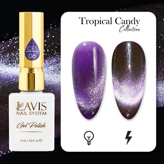  LAVIS Cat Eyes CE3 - 06 - Gel Polish 0.5 oz - Tropical Candy Collection by LAVIS NAILS sold by DTK Nail Supply