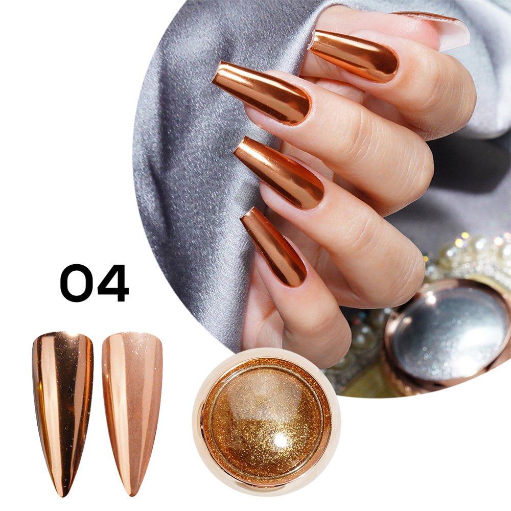 Classic Chrome Nail Powder - 04B - DTK Nail Supply