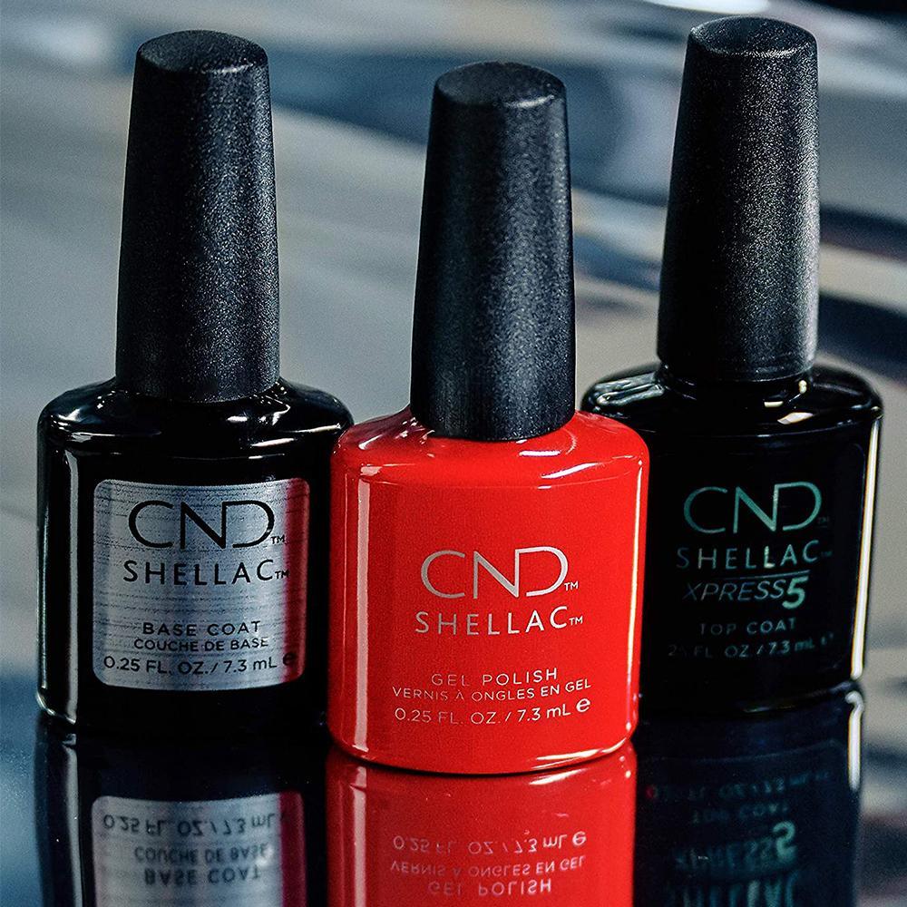 CND Shellac - Base Top Coat - 0.25 oz - DTK Nail Supply