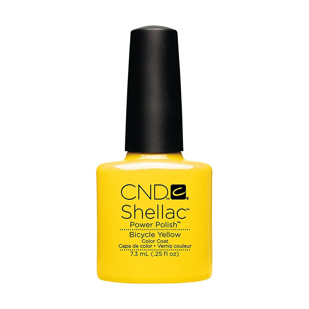 CND Shellac Gel Polish - 003CL Bicycle Yellow - Yellow Colors - DTK Nail Supply
