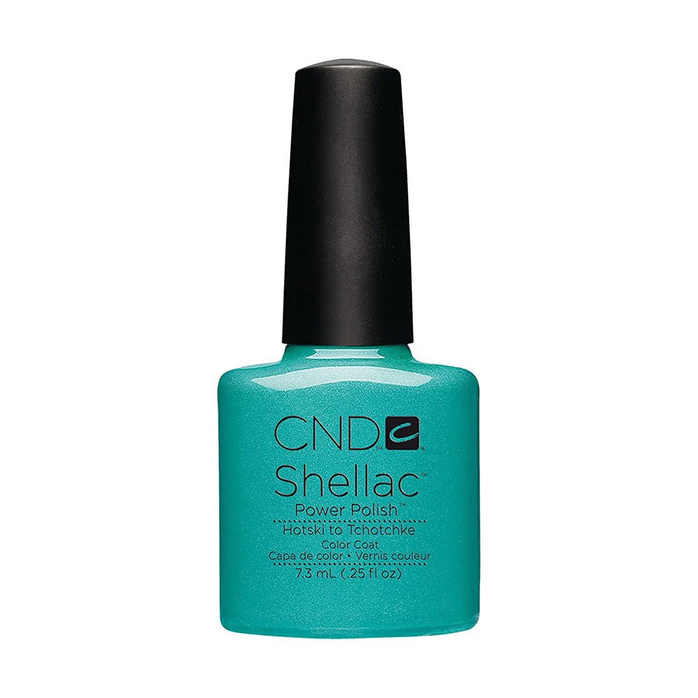 CND Shellac Gel Polish - 022CL Hotski to Tchotchke - Green Colors - DTK Nail Supply
