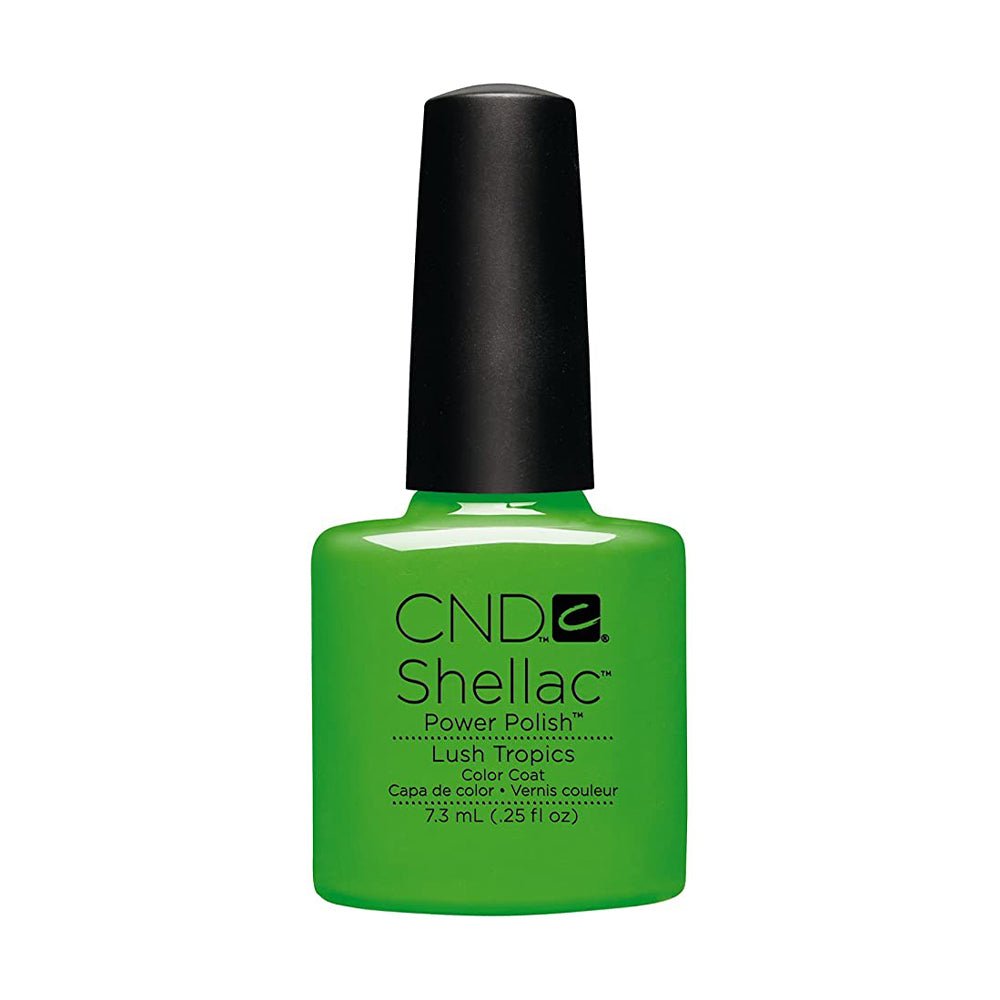CND Shellac Gel Polish - 028CL Lush Tropics - Green Colors - DTK Nail Supply