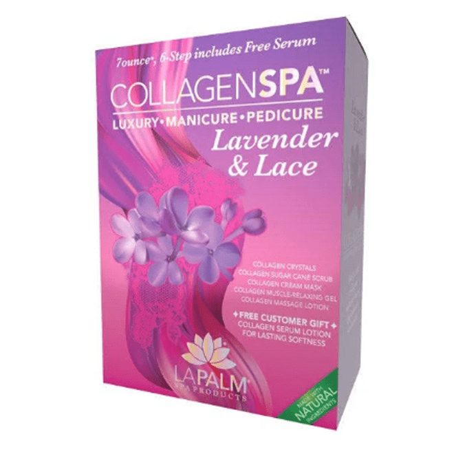 Collagen Spa 6 Steps System + Bomber - Lavender & Lace Single - DTK Nail Supply