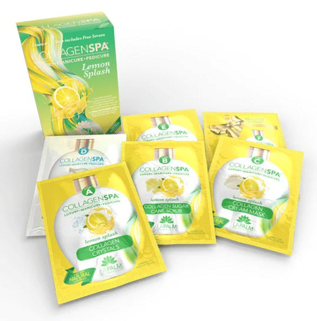 Collagen Spa 6 Steps System + Bomber - Lemon Splash - DTK Nail Supply