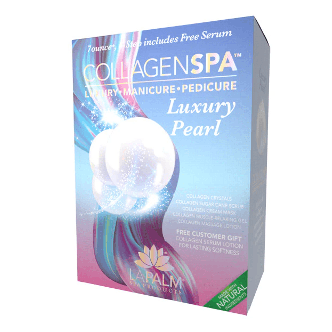 Collagen Spa 6 Steps System + Bomber - Luxury Pearl - DTK Nail Supply