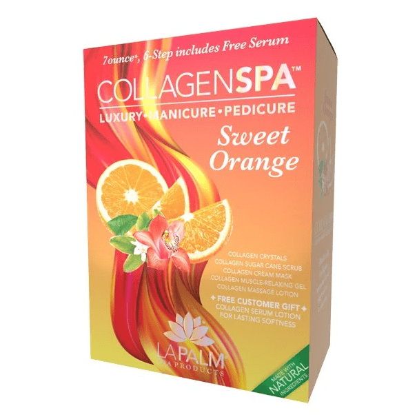 Collagen Spa 6 Steps System + Bomber - Sweet Orange Single - DTK Nail Supply