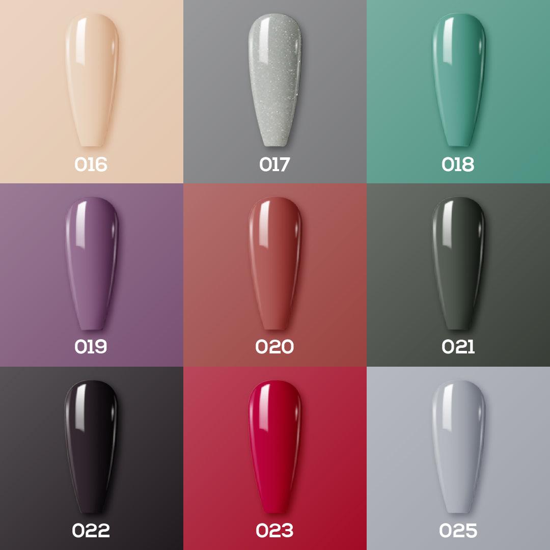 COOL VIBES - LDS Holiday Healthy Nail Lacquer Collection: 016; 017; 018; 019; 020; 021; 022; 023; 025 - DTK Nail Supply