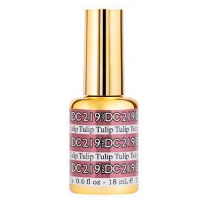  DND DC Gel Polish 219 - Glitter, Pink Colors - Tulip by DND DC sold by DTK Nail Supply