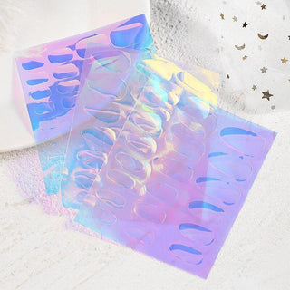  Aurora Ice Cube Cellophane Transfer DIY Nail Art Decoration Sticker (6 Sheets): T002-1# - T002-6# by OTHER sold by DTK Nail Supply