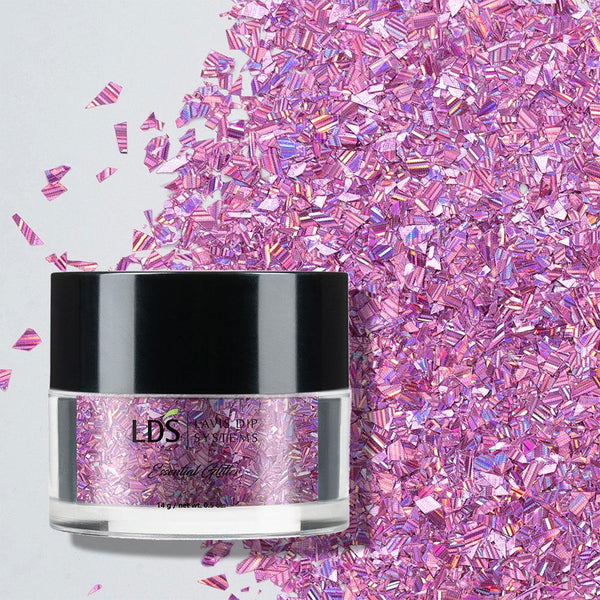  LDS Irregular Flakes Glitter DIG08 0.5 oz by LDS sold by DTK Nail Supply