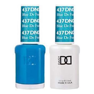  DND Gel Nail Polish Duo - 437 Blue Colors - Blue De France by DND - Daisy Nail Designs sold by DTK Nail Supply