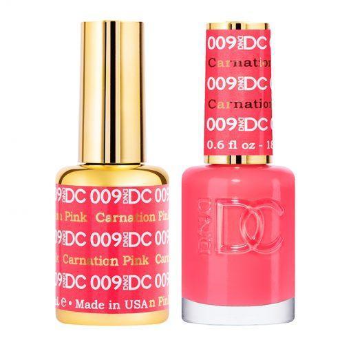DND DC Gel Nail Polish Duo - 009 Carnation Pink - DTK Nail Supply