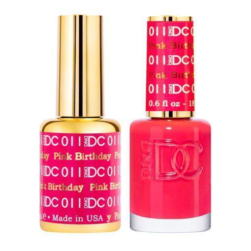 DND DC Gel Nail Polish Duo - 011 Pink Birthday - DTK Nail Supply