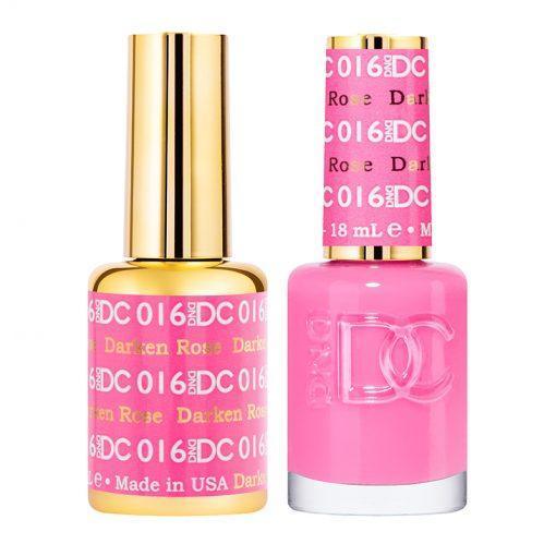 DND DC Gel Nail Polish Duo - 016 Darken Rose - DTK Nail Supply