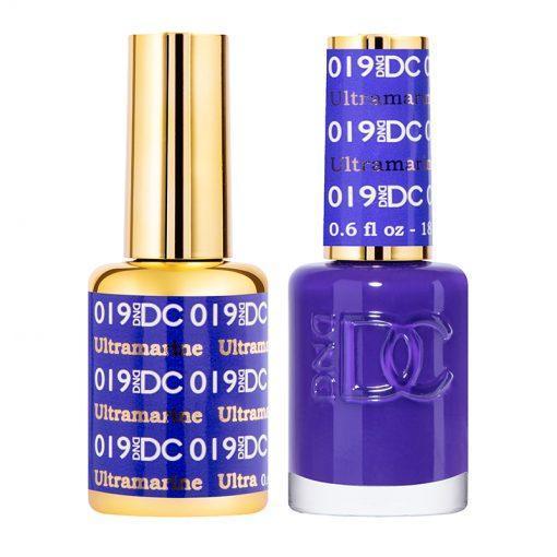 DND DC Gel Nail Polish Duo - 019 Ultra Marine - DTK Nail Supply