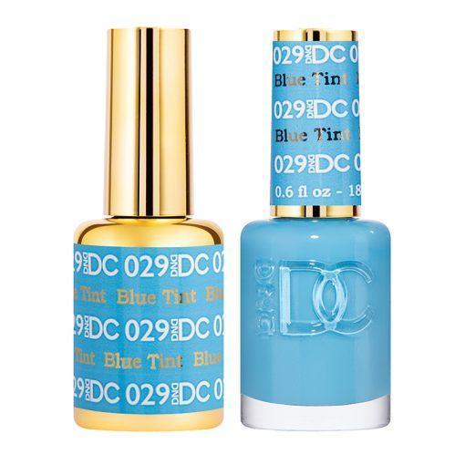 DND DC Gel Nail Polish Duo - 029 Blue Tint - DTK Nail Supply
