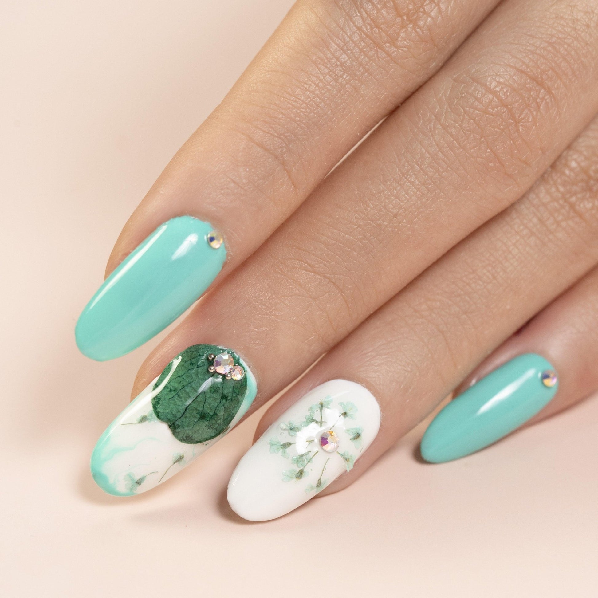 DND DC Gel Nail Polish Duo - 035 Lucky Jade - DTK Nail Supply