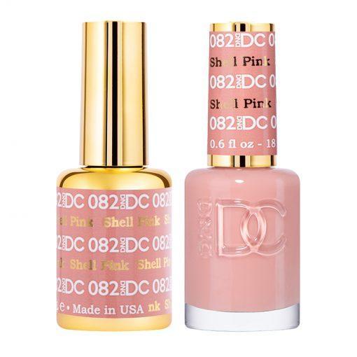DND DC Gel Nail Polish Duo - 082 Shell Pink - DTK Nail Supply