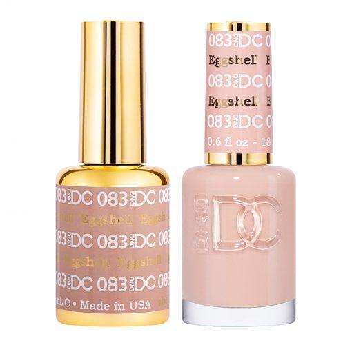 DND DC Gel Nail Polish Duo - 083 Eggshell - DTK Nail Supply