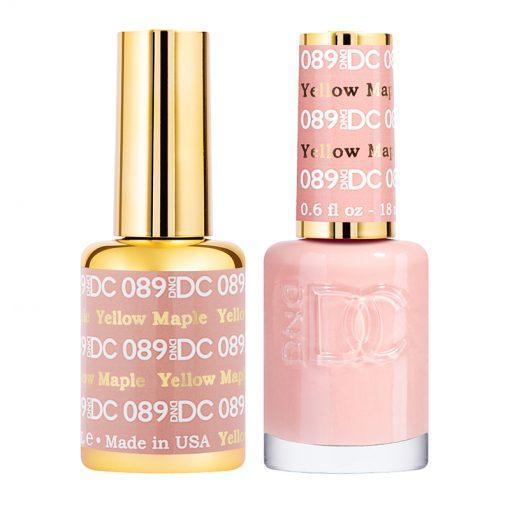 DND DC Gel Nail Polish Duo - 089 Yellow Maple - DTK Nail Supply