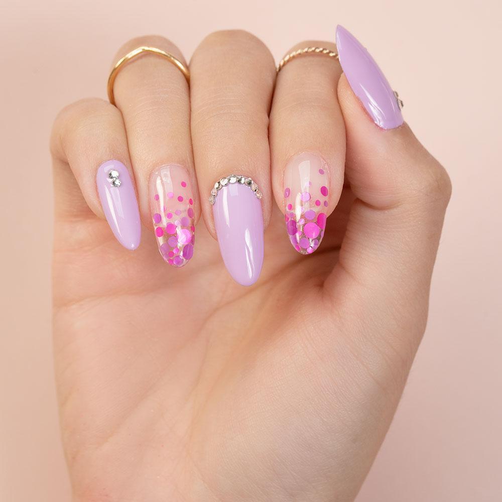 DND DC Gel Nail Polish Duo - 119 Frosty Taro - DTK Nail Supply