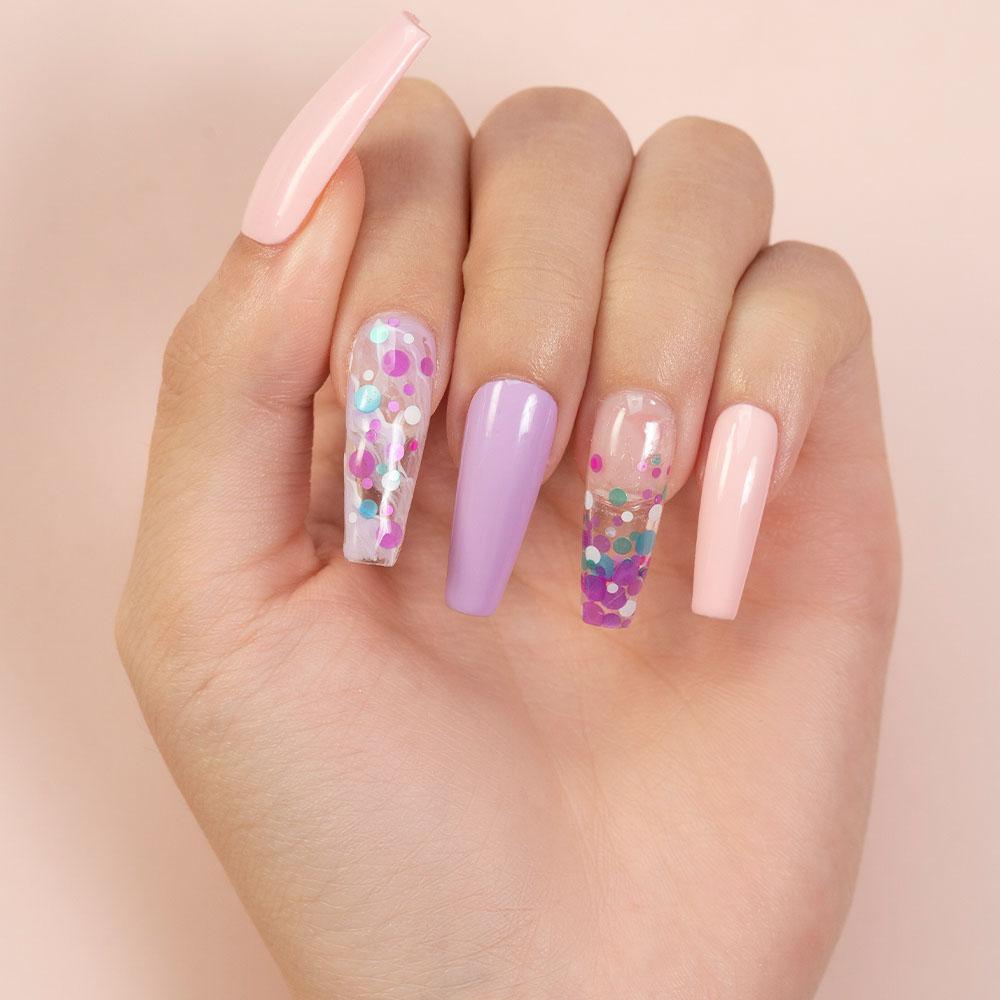 DND DC Gel Nail Polish Duo - 119 Frosty Taro - DTK Nail Supply