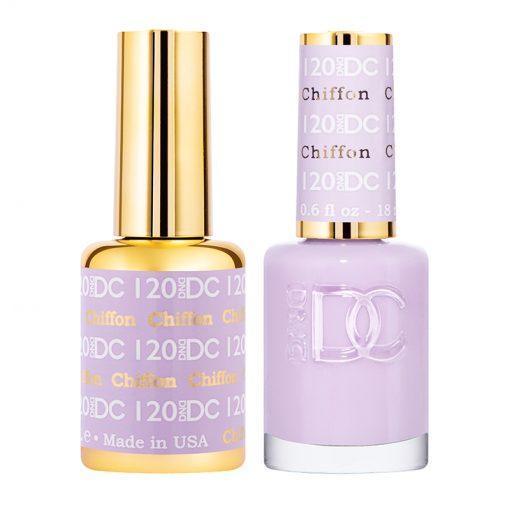 DND DC Gel Nail Polish Duo - 120 Chiffron - DTK Nail Supply