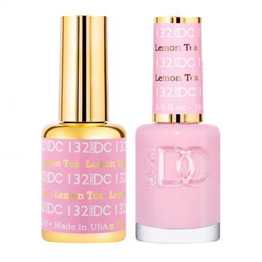 DND DC Gel Nail Polish Duo - 132 Lemon Tea - DTK Nail Supply
