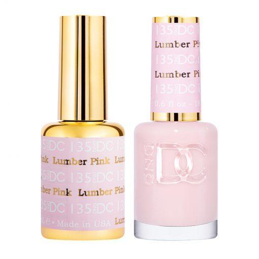 DND DC Gel Nail Polish Duo - 135 Lamber Pink - DTK Nail Supply