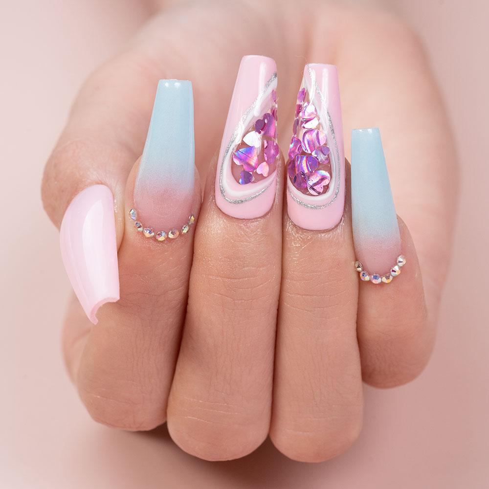 DND DC Gel Nail Polish Duo - 136 Geranium Pink - DTK Nail Supply