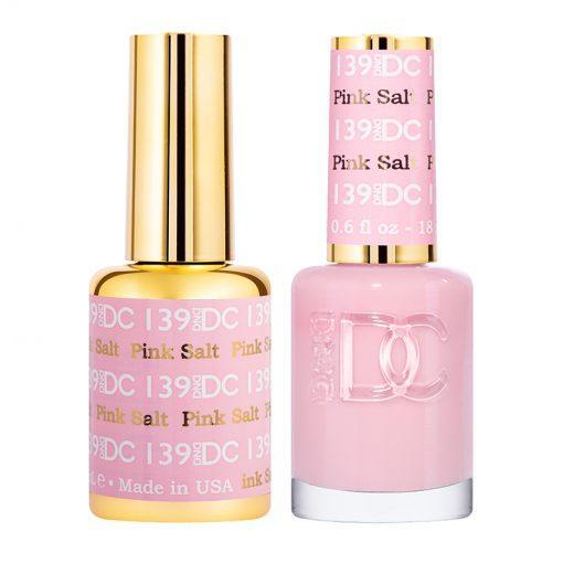 DND DC Gel Nail Polish Duo - 139 Pink Salt - DTK Nail Supply