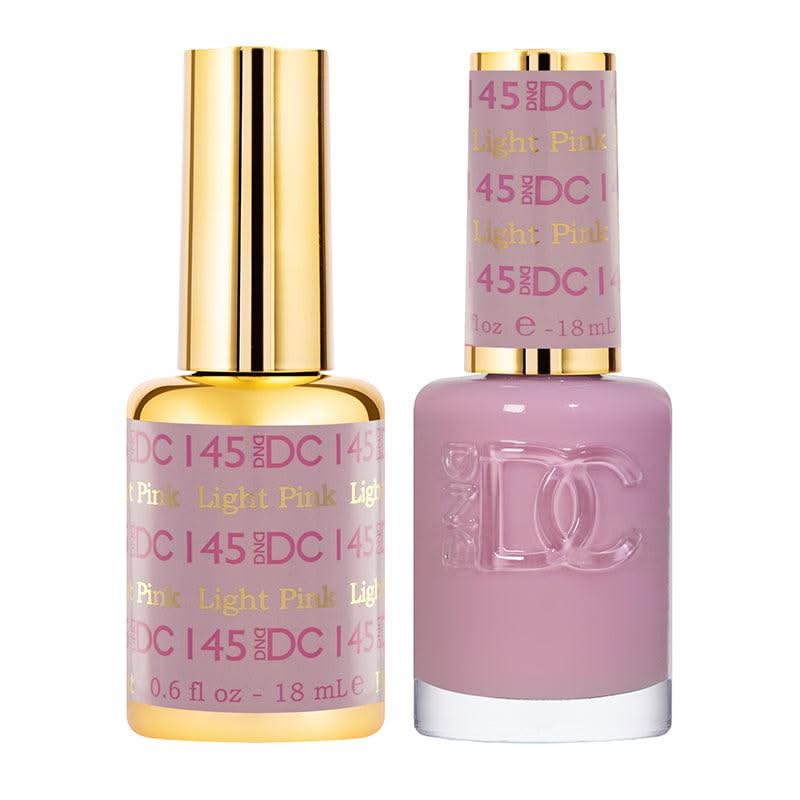 DND DC Gel Nail Polish Duo - 145 Light Pink - DTK Nail Supply