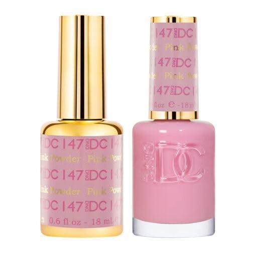 DND DC Gel Nail Polish Duo - 147 Pink Powder - DTK Nail Supply
